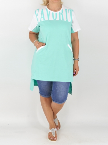 Női tunika - T2552 - Menta-2
