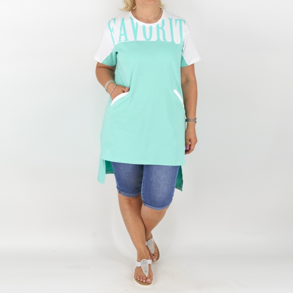 Női tunika - T2552 - Menta-2