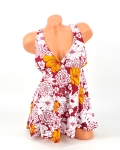 Szoknyás tankini - DY8341 - Bordó-2