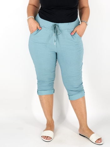 Sztreccs capri nadrág - N2555 - Menta