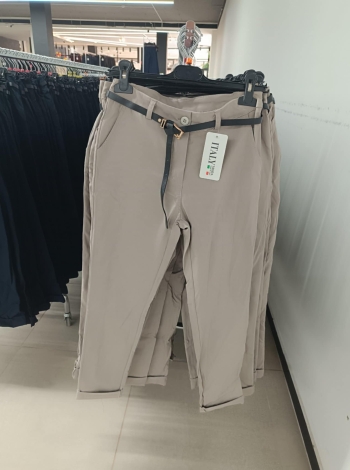 Elegáns női nadrág + öv - N2825 - Fangó