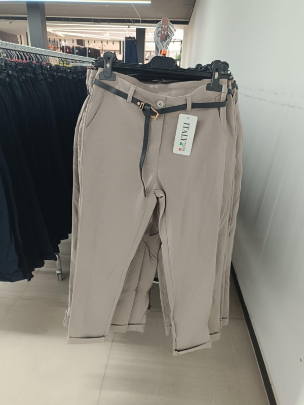 Elegáns női nadrág + öv - N2825 - Fangó