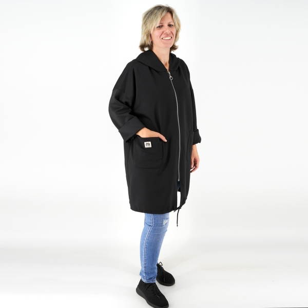 Hosszú női kardig - K2581 - Fekete