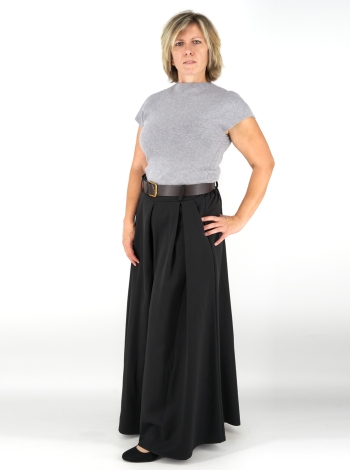 Elegáns, rövid ujjú, kötött női felső - ZS3089 - Szürke