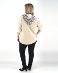 kapucnis kordbarsony noi pulover daisies p2590 drapp 3