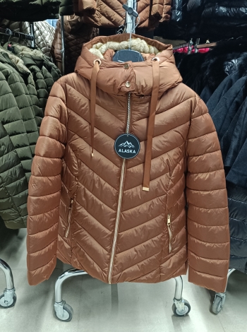 Steppelt téli kabát - FLY-2921 - Bronz
