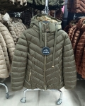 Steppelt téli kabát - FLY-2921 - Khaki
