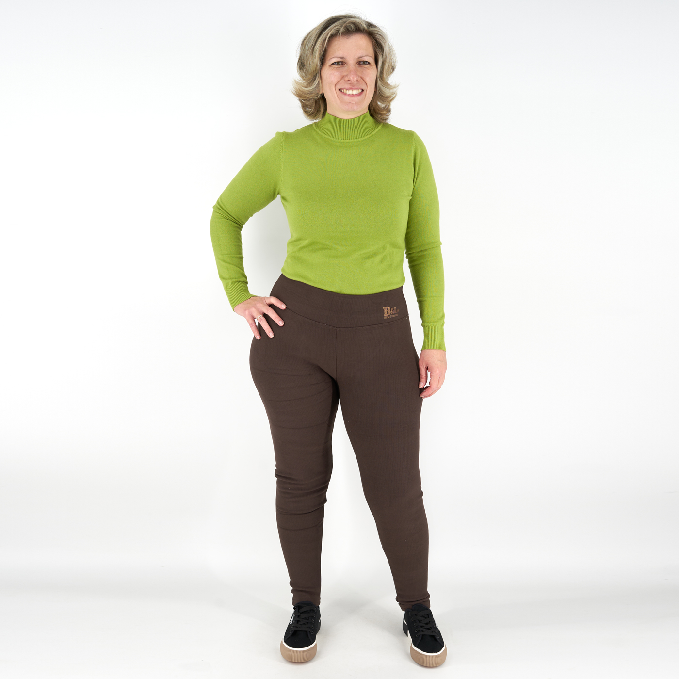 Bundás leggings - YSM-1965 - Csokibarna 2 Bundás leggings - YSM-1965 - Csokibarna