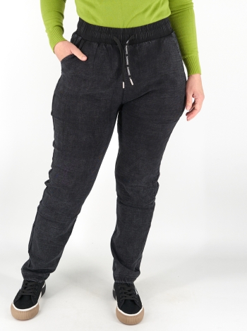 Fekete sztreccs farmer nadrág - YF-2052A