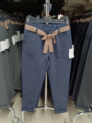 Gumis derekú sztreccs nadrág ( Őszi-Téli ) - N8922 - Sötétkék