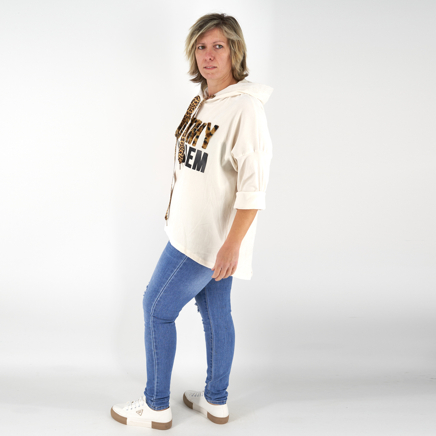 Kapucnis pulóver - P2592 3 Kapucnis pulóver - P2592-3