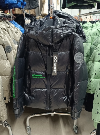 Női tollkabát "INFINITY" Short - FLY-2120 - Fekete