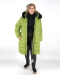 Steppelt, hosszú téli kabát - FLY-1213 - Világos zöld 8 Steppelt, hosszú téli kabát – FLY-1213 – Világos zöld