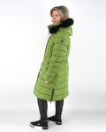 Steppelt, hosszú téli kabát - FLY-1213 - Világos zöld 9 Steppelt, hosszú téli kabát – FLY-1213 – Világos zöld