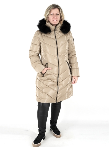 Hosszú steppelt kabát – FLY-2319 – Fango
