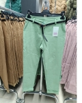 Elegáns női nadrág + öv - N2825 - Zsálya