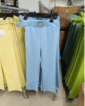 Magas derekú, elegáns női nadrág + öv ( Tavaszi-Nyári ) - N3121 - Babakék 8 Magas derekú, elegáns női nadrág + öv ( Tavaszi-Nyári ) - N3121 - Babakék