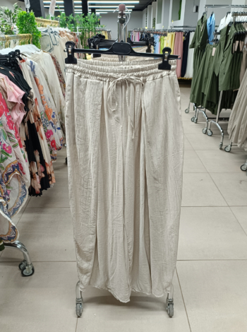 Lenge, bő szárú női nadrág - N3488 - Fango