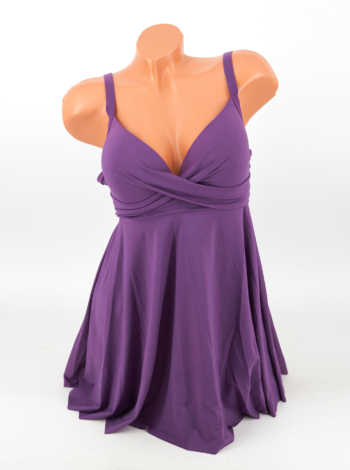 Merevítős, szivacsos kosaras tankini - SU2633 - Orgona