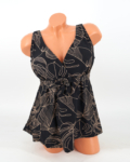 Sortos szoknyás tankini - F26311 - Arany
