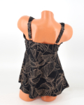 Sortos szoknyás tankini - F26311 - Arany-2
