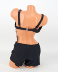 Toppos, sortos bikini - F26711 - Fekete-fehér 3 Toppos, sortos bikini - F26711 - Fekete-fehér2
