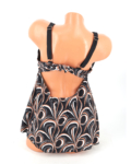 Toppos fazonú A vonalú tankini - DY8406 - Bronz 4 Toppos fazonú A vonalú tankini - DY8406 - Bronz2