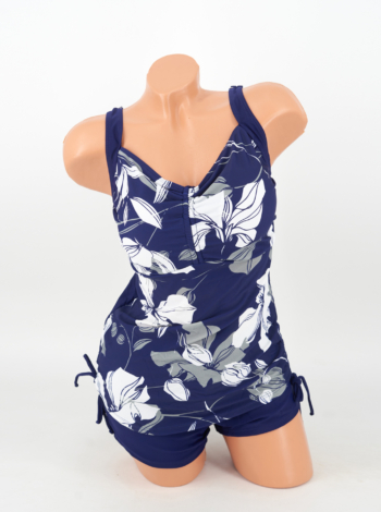 Sortos tankini - F26701 - Sötétkék-fehér