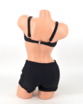 Toppos, sortos bikini - F26710 - Fekete-pink-2