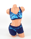 Toppos, sortos bikini - F26710 - Sötétkék-kék