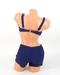 Toppos, sortos bikini - F26710 - Sötétkék-kék 3 Toppos, sortos bikini - F26710 - Sötétkék-kék-2