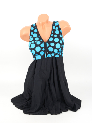 Hosszú szoknyás tankini – F25202-Kék