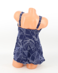 Sortos szoknyás tankini - F26311 - Sötétkék-Fehér 4 Sortos szoknyás tankini - F26311 - Sötétkék-Fehér