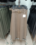 Elegáns, magas derekú műbőr maxi szoknya - N5239 - Fango