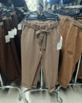 Női sztreccs nadrág - N7505 - Mogyoró