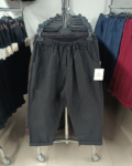 Gumis derekú, sztreccs répa nadrág - N10106 - Fekete