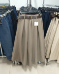 Magas derekú, hosszú szoknya nadrág + öv - ZP3397 ( Őszi-Téli ) - Fango